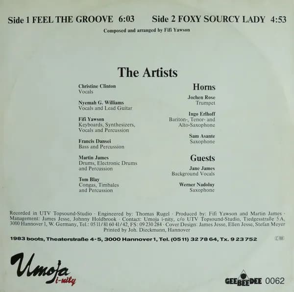 Umoja I-nity — Feel The Groove