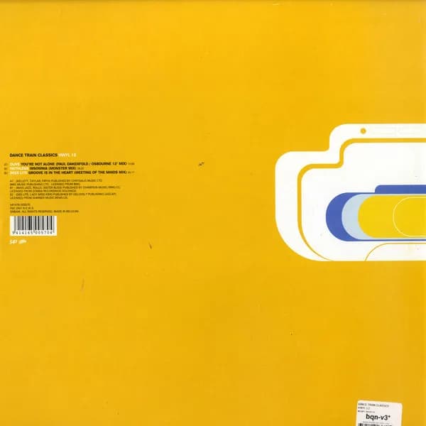 Various — Dance Train Classics Vinyl 12