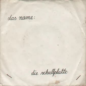 Die Name-Schallplatte