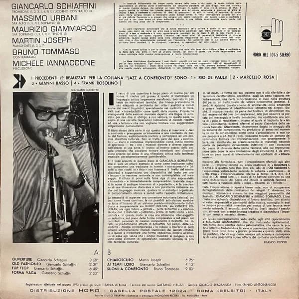 Giancarlo Schiaffini — Jazz A Confronto 5