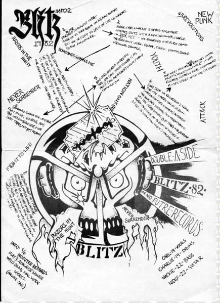 Blitz (3) — Never Surrender / Razors In The Night