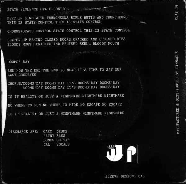 Discharge — State Violence State Control