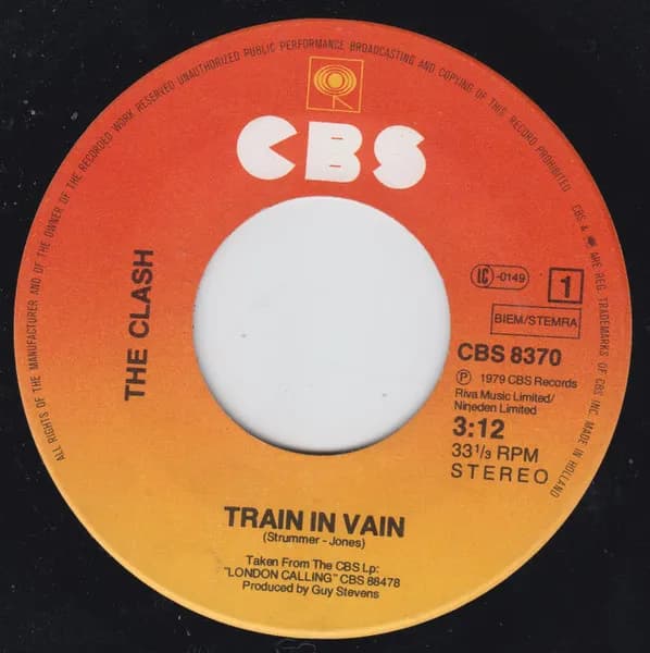 The Clash — Train In Vain / Bankrobber