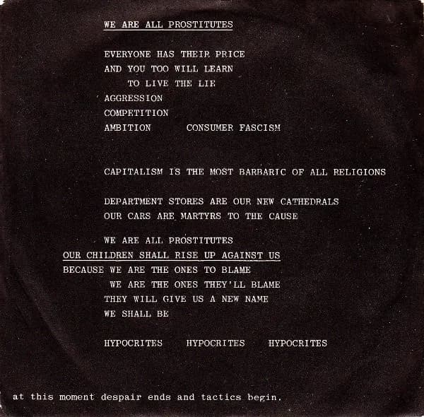 We Are All Prostitutes