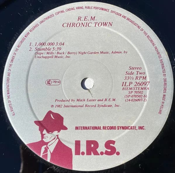 R.E.M. — Chronic Town