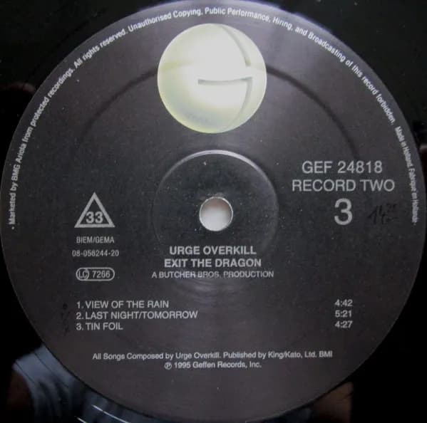 Urge Overkill — Exit The Dragon