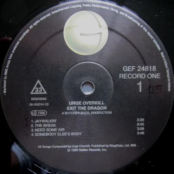 Urge Overkill — Exit The Dragon