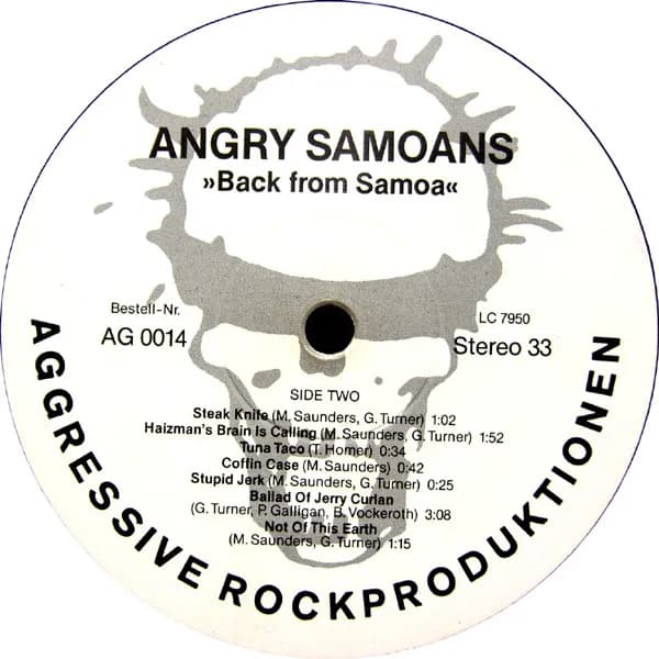 Angry Samoans — Back From Samoa