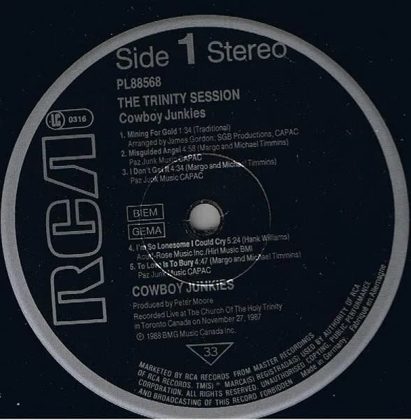 Cowboy Junkies — The Trinity Session