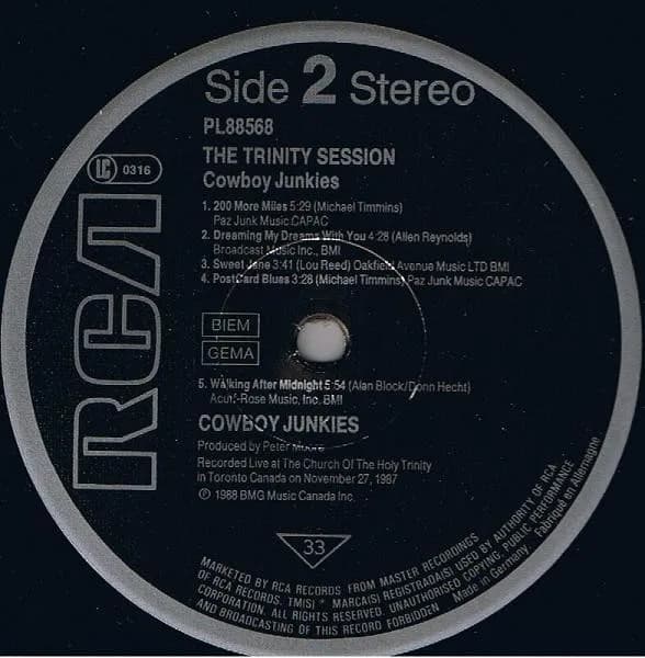 Cowboy Junkies — The Trinity Session