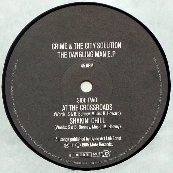 Crime & The City Solution — The Dangling Man E.P.