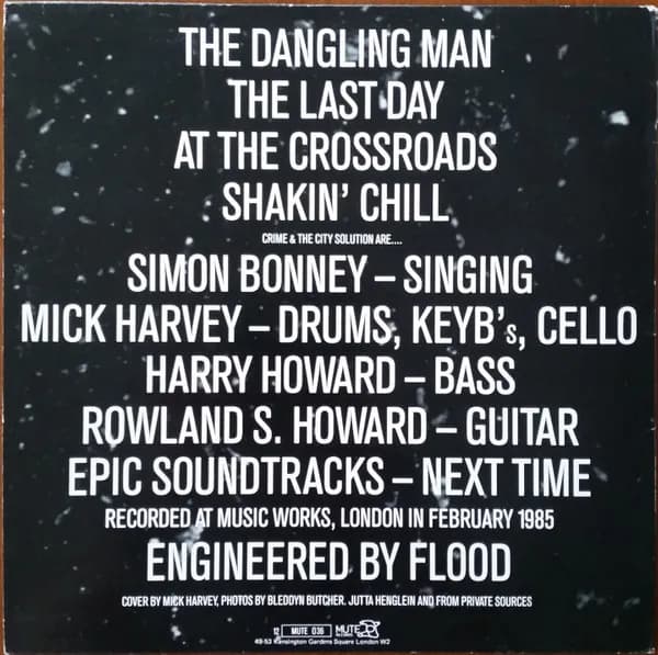 Crime & The City Solution — The Dangling Man E.P.