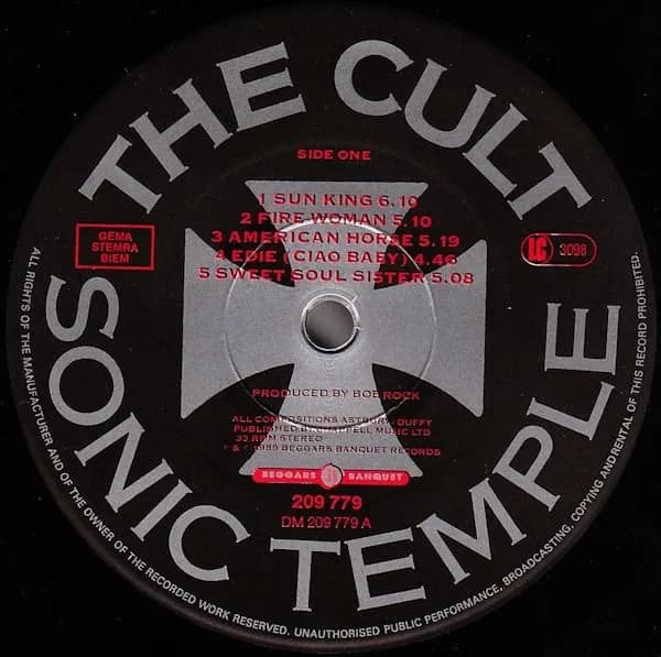 The Cult — Sonic Temple