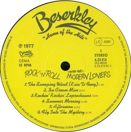 Jonathan Richman & The Modern Lovers — Rock 'N' Roll With The Modern Lovers
