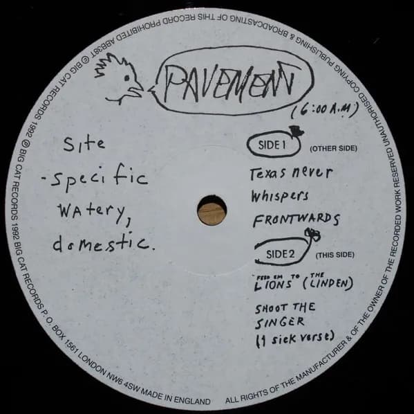 Pavement — Watery, Domestic
