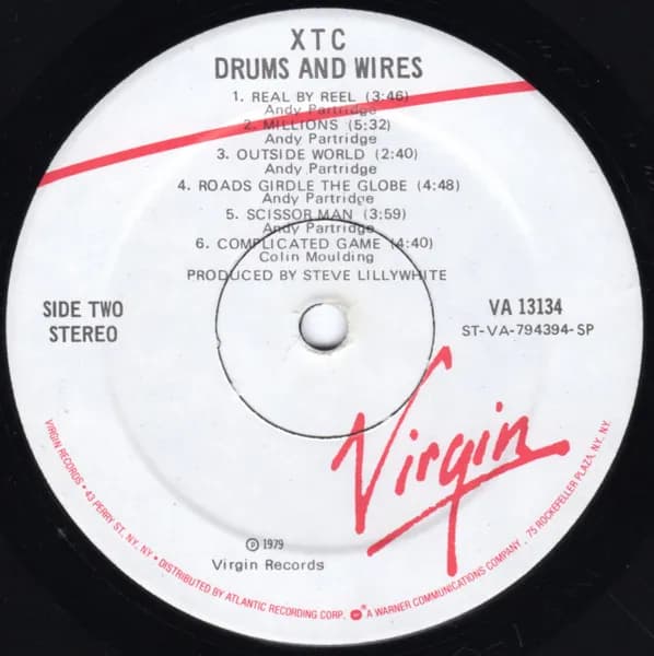 XTC — Drums And Wires