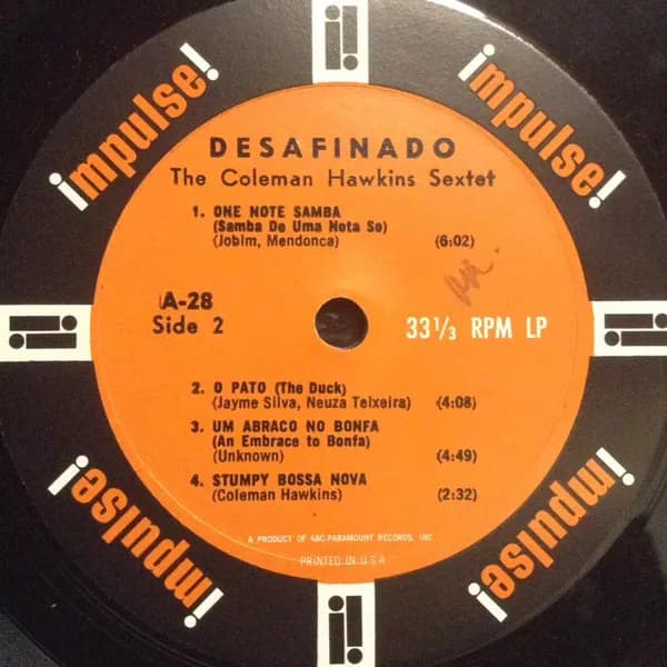 Coleman Hawkins — Desafinado (Bossa Nova & Jazz Samba)