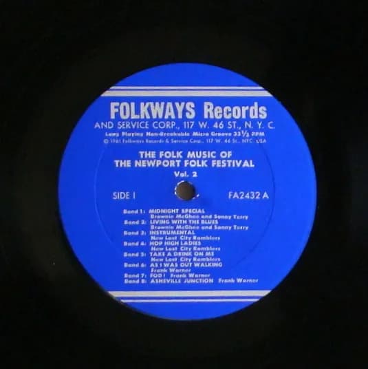 Various — The Folk Music Of The Newport Folk Festival 1959-1960 Vol. 2
