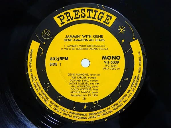 Gene Ammons' All Stars — Jammin' With Gene