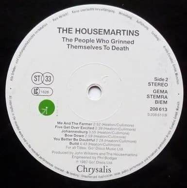 The Housemartins — The People Who Grinned Themselves To Death