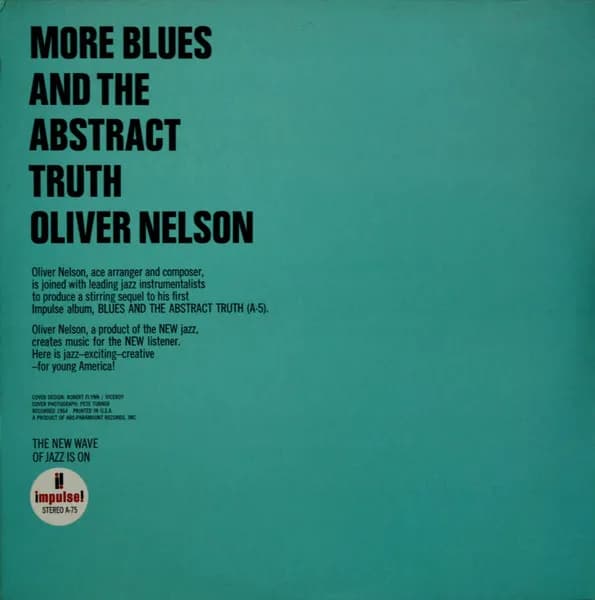 Oliver Nelson — More Blues And The Abstract Truth