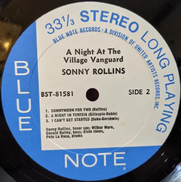 Sonny Rollins — A Night At The "Village Vanguard"