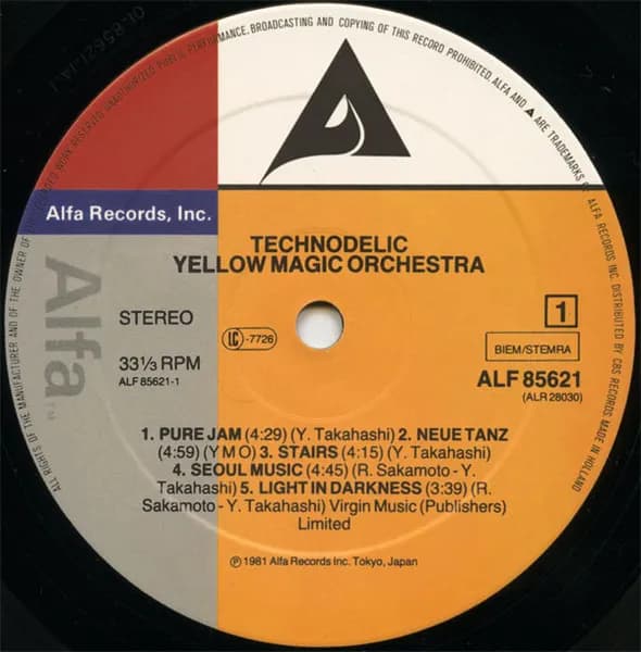 Yellow Magic Orchestra — Technodelic