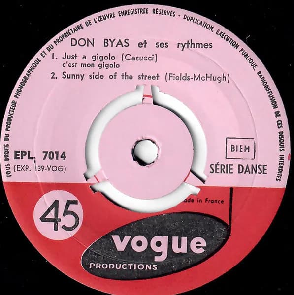Don Byas Et Ses Rythmes — L'enfant Et La Rose