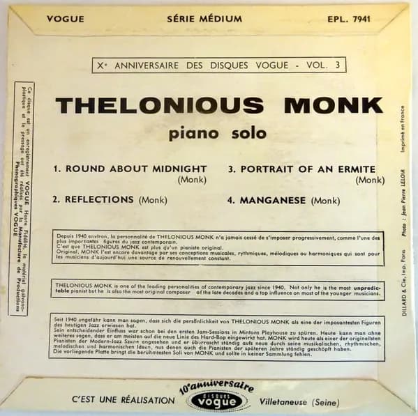 Thelonious Monk — The Prophet