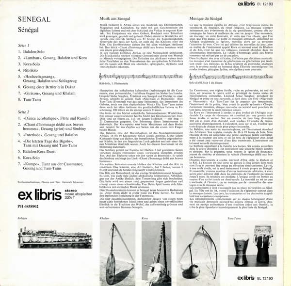 Unknown Artist — Senegal = Sénégal
