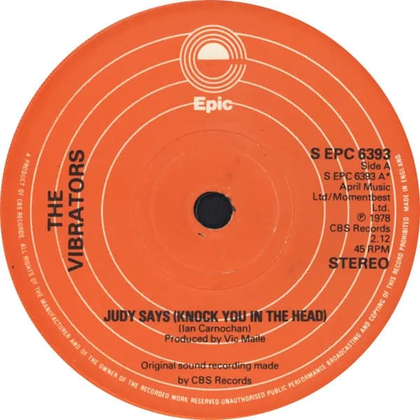 The Vibrators — Judy Says (Knock You In The Head)