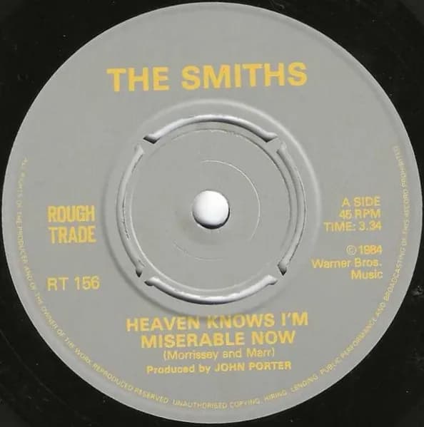 The Smiths — Heaven Knows I'm Miserable Now