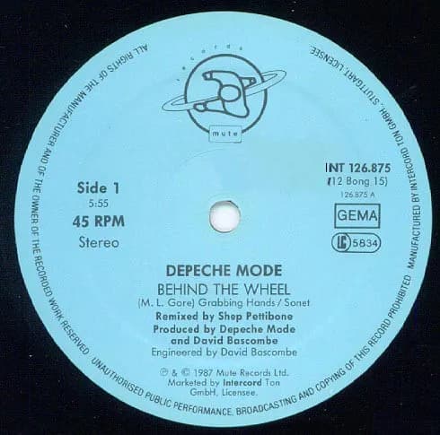 Depeche Mode — Behind The Wheel (Remixed By Shep Pettibone)
