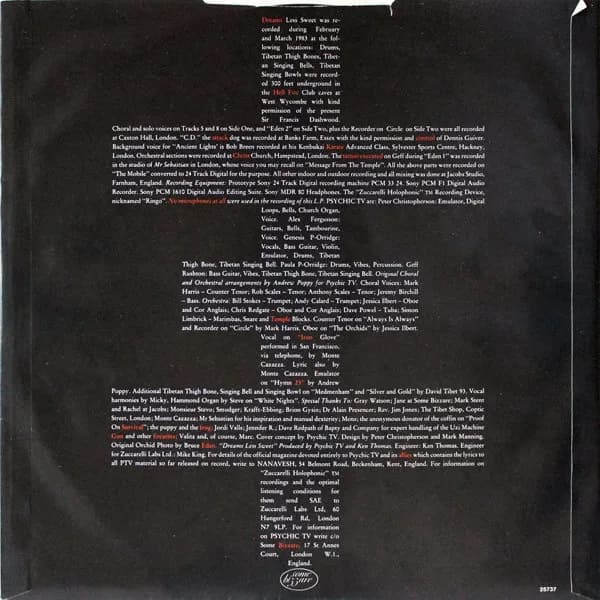 Psychic TV — Dreams Less Sweet