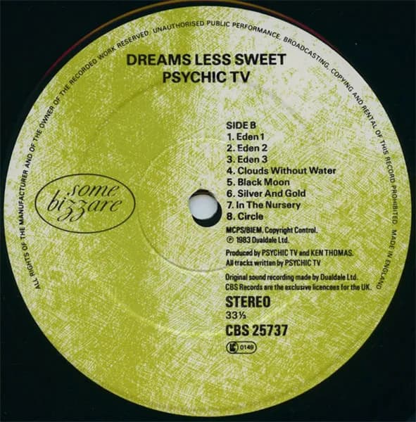 Psychic TV — Dreams Less Sweet