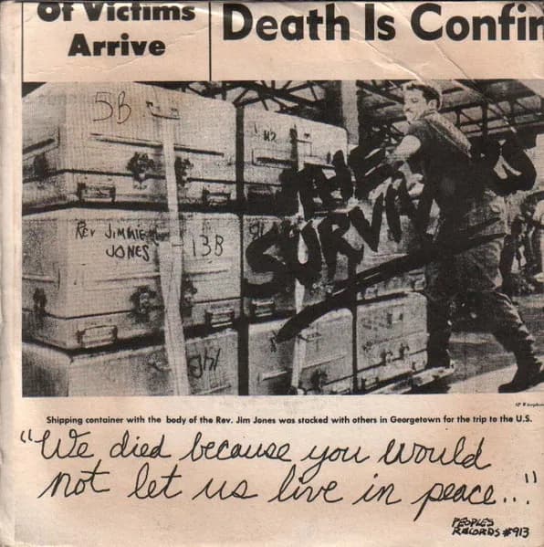 We Died Because You Would Not Let Us Live In Peace