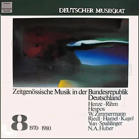 Zeitgenössische Musik In Der Bundesrepublik Deutschland 8 (1970-1980)