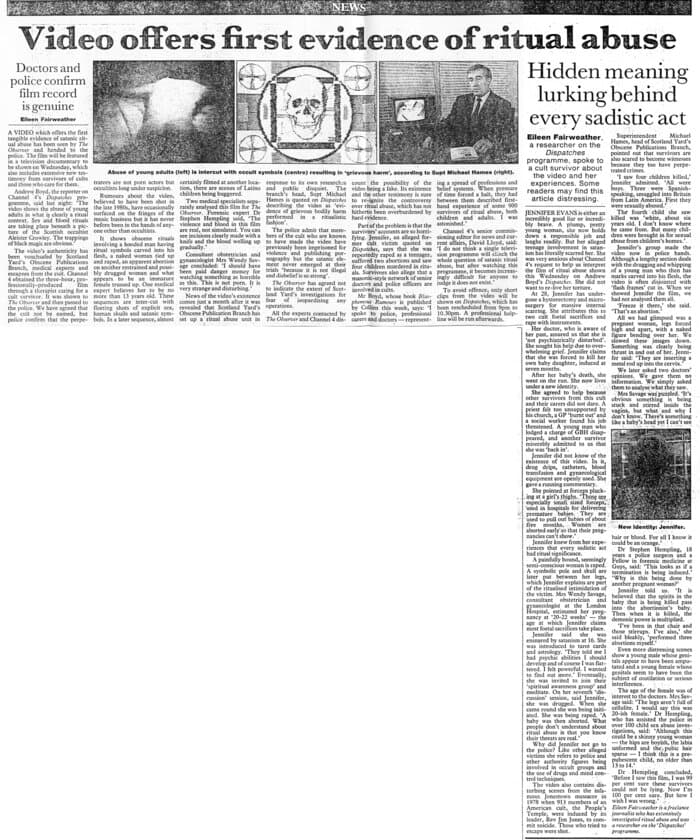 Articles to the ABUSE Case in 1992 provided by Akiko ada who was 21 at the time and not 13 as Gen was accused for
