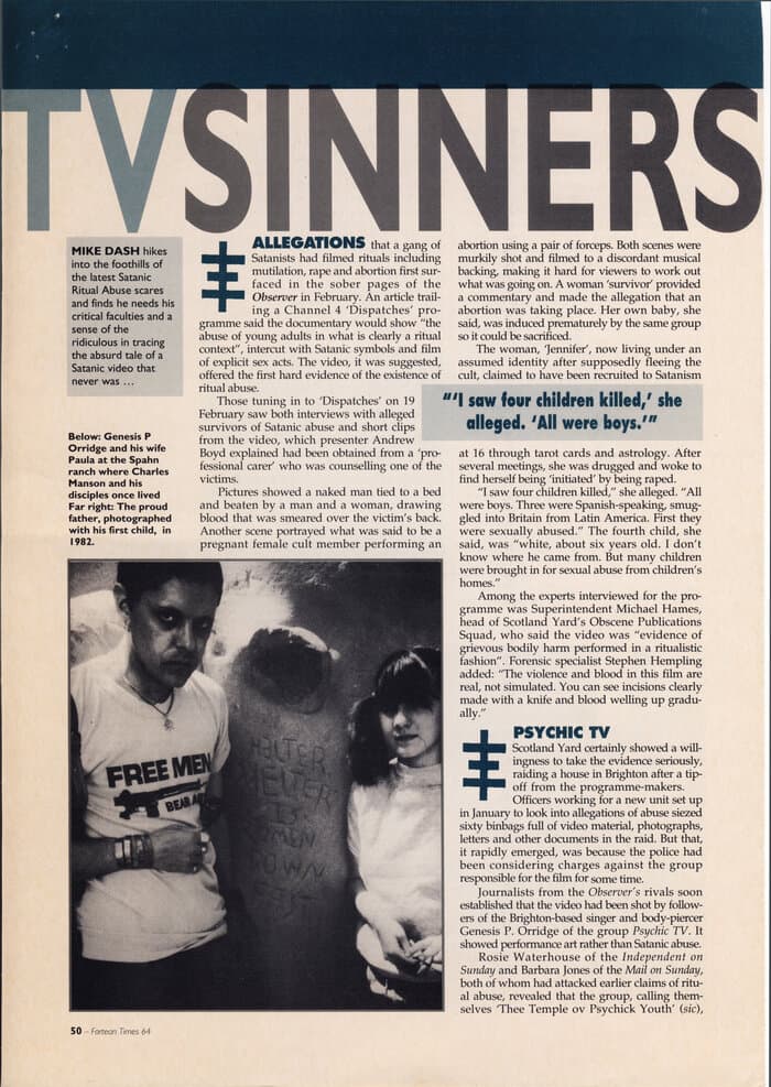 Fortean Times (No. 64, August-September 1992)