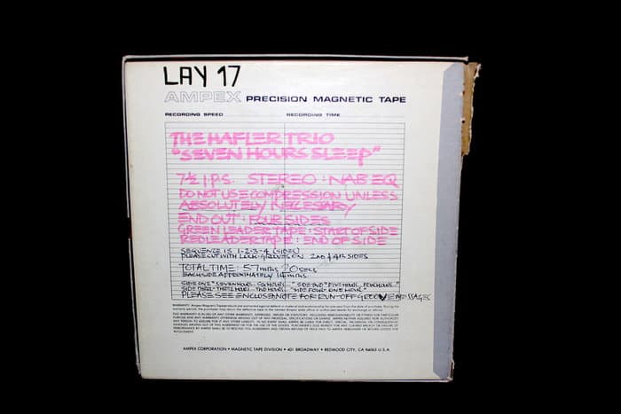 135 original Hafler Trio and H30, Death and Beauty Foundations and other Collaboration-Reels from Mc Kenzie Archive
