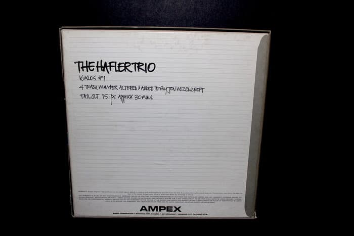 135 original Hafler Trio and H30, Death and Beauty Foundations and other Collaboration-Reels from Mc Kenzie Archive