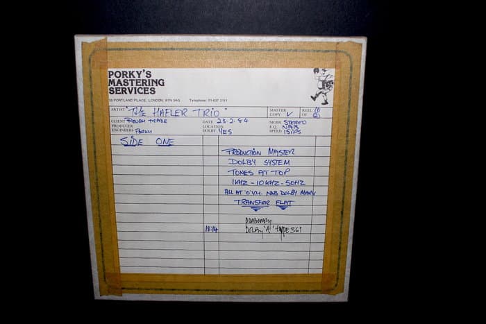 135 original Hafler Trio and H30, Death and Beauty Foundations and other Collaboration-Reels from Mc Kenzie Archive