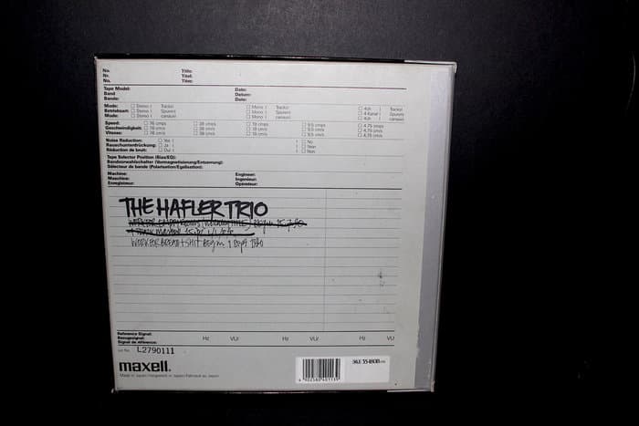 135 original Hafler Trio and H30, Death and Beauty Foundations and other Collaboration-Reels from Mc Kenzie Archive