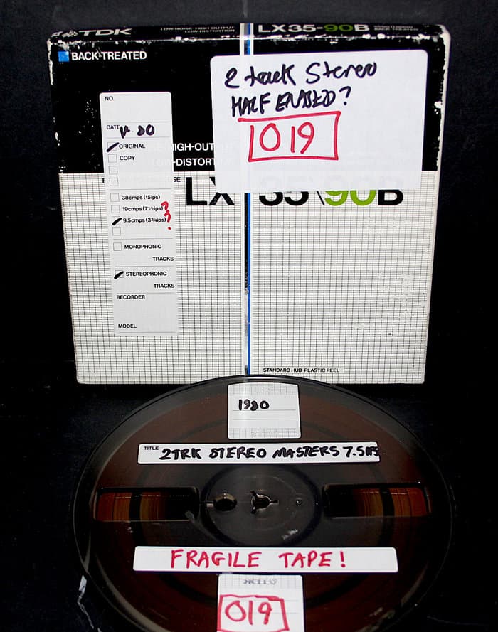 40 original 80's Master-Reels to Bourbonese Qualk Releases 1980-1987