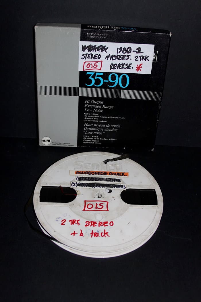 40 original 80's Master-Reels to Bourbonese Qualk Releases 1980-1987