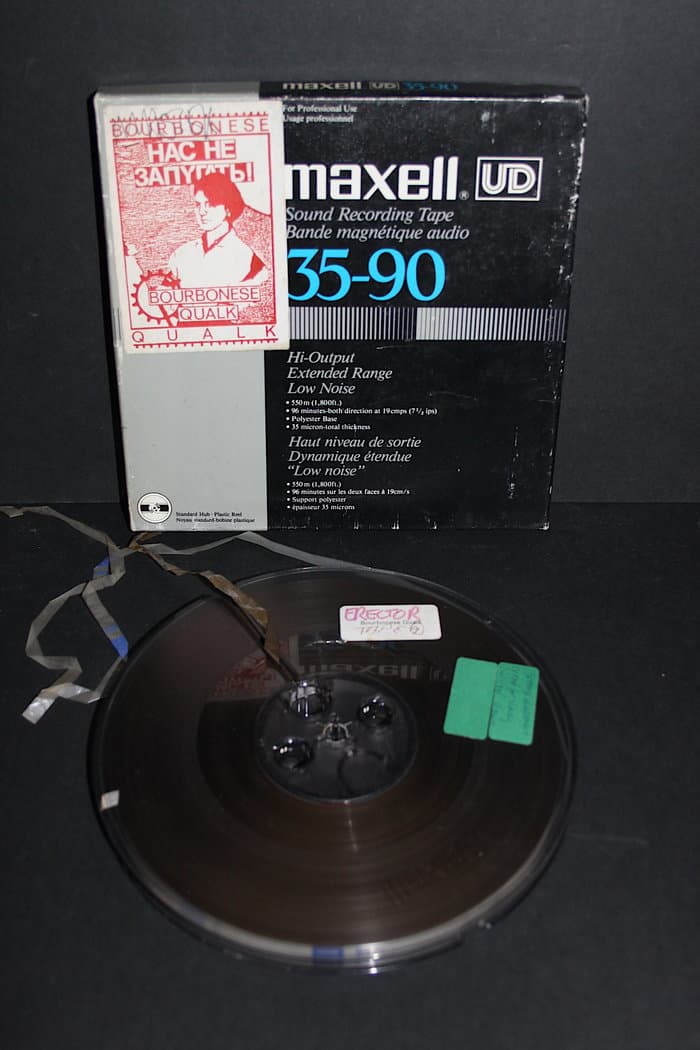 40 original 80's Master-Reels to Bourbonese Qualk Releases 1980-1987