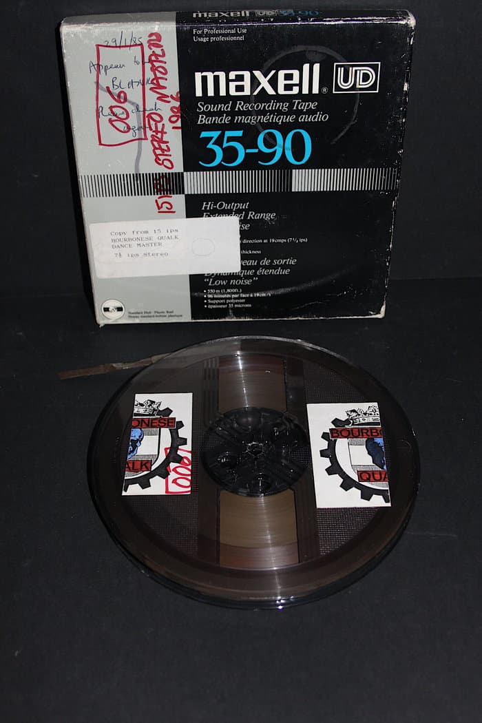 40 original 80's Master-Reels to Bourbonese Qualk Releases 1980-1987