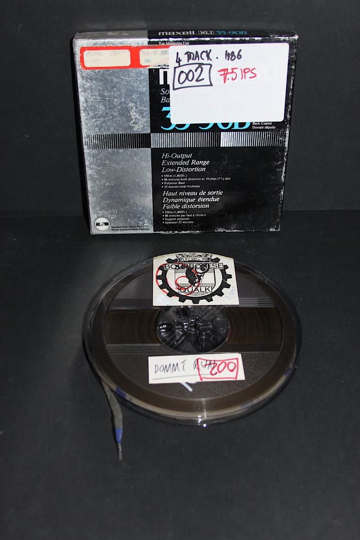 40 original 80's Master-Reels to Bourbonese Qualk Releases 1980-1987