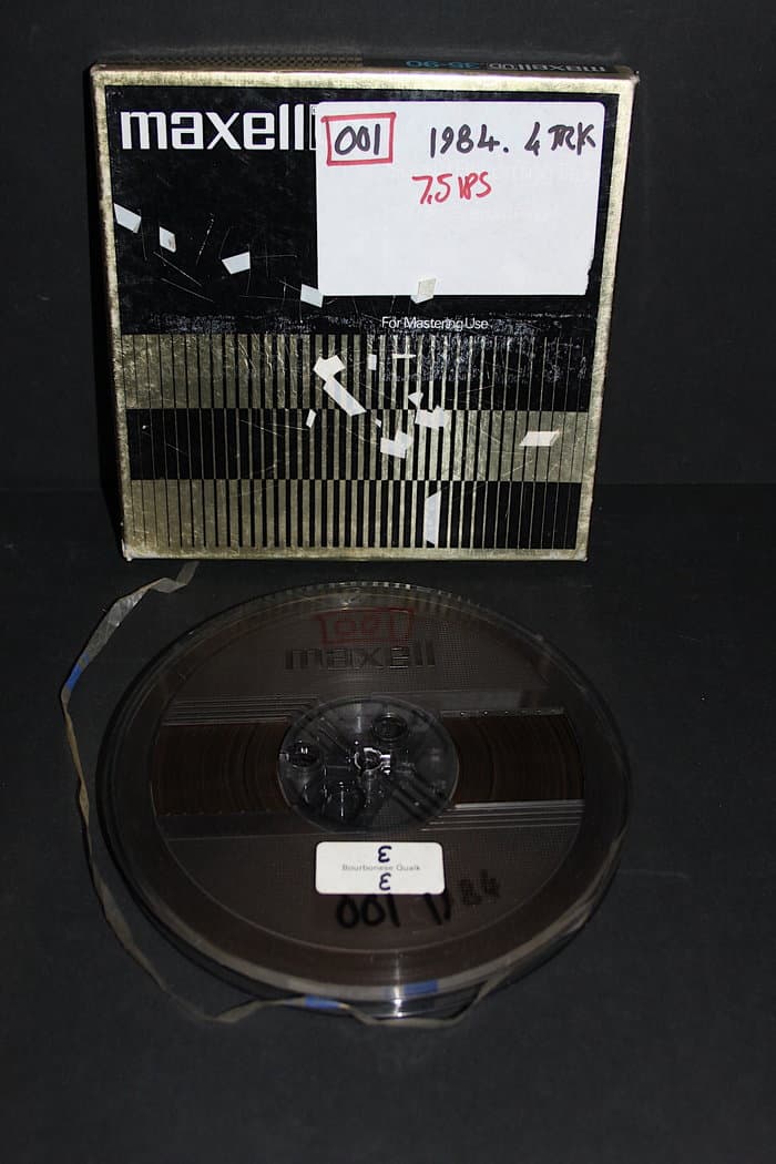 40 original 80's Master-Reels to Bourbonese Qualk Releases 1980-1987
