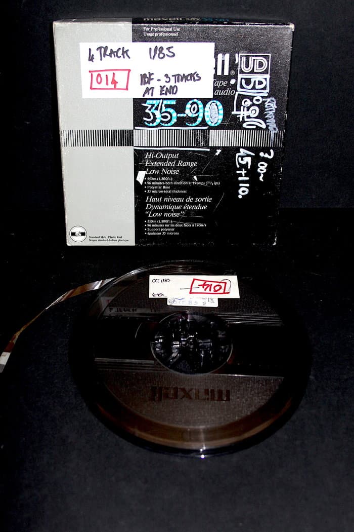 40 original 80's Master-Reels to Bourbonese Qualk Releases 1980-1987